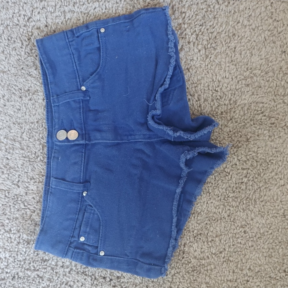 Blue shorts
